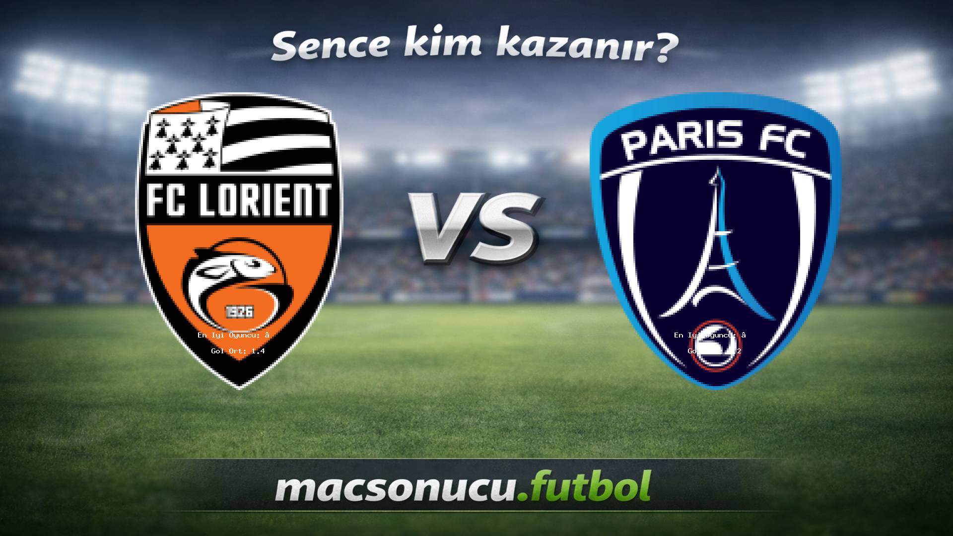 Lorient - Paris FC maç görseli