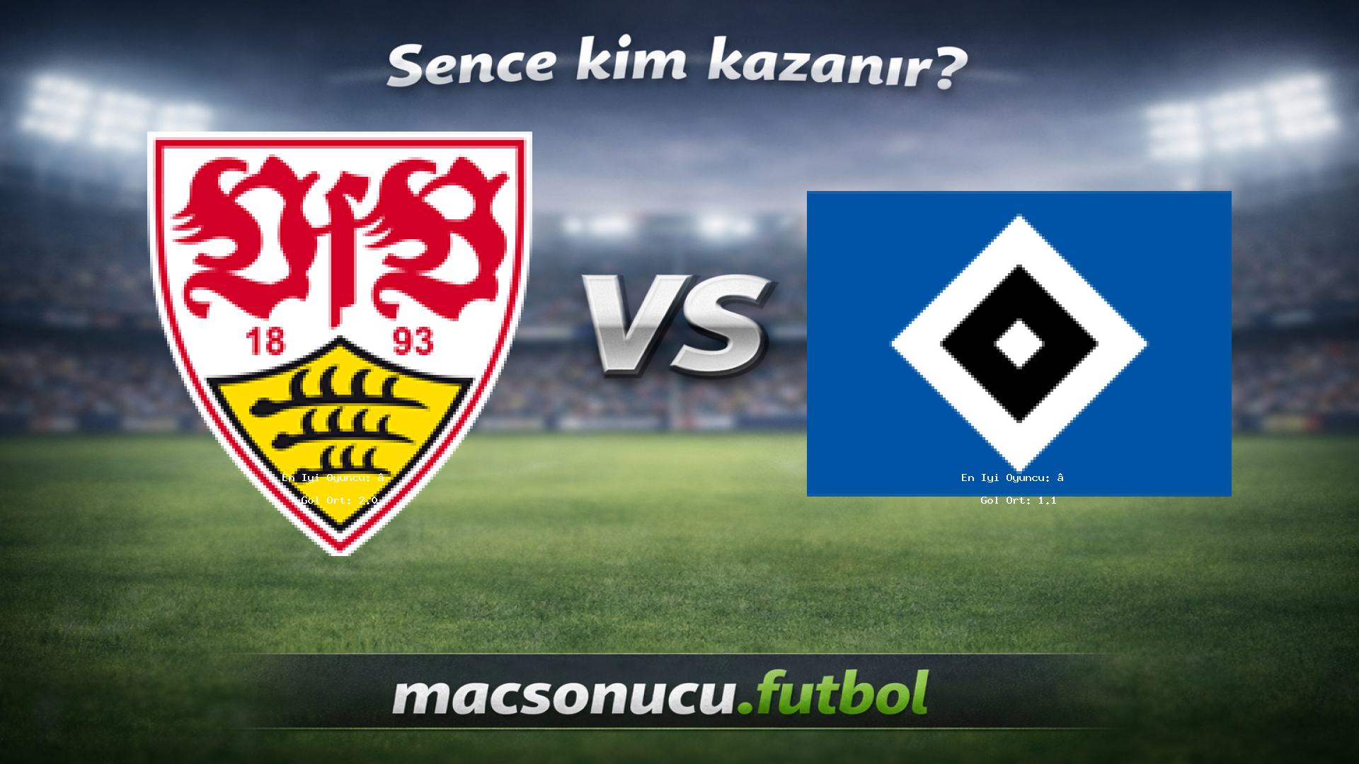 VfB Stuttgart - Hamburger SV maç görseli