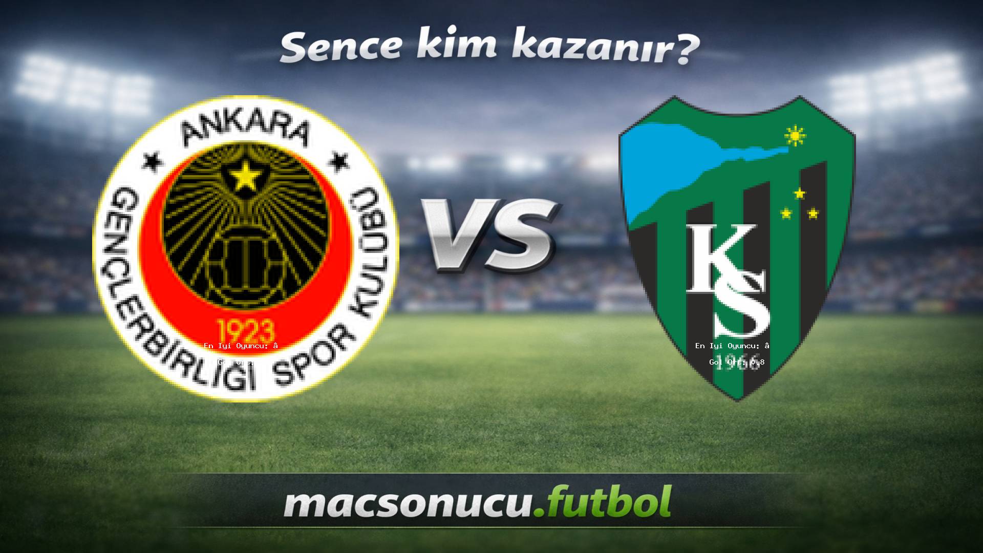 Gençlerbirliği S.K. - Kocaelispor maç görseli